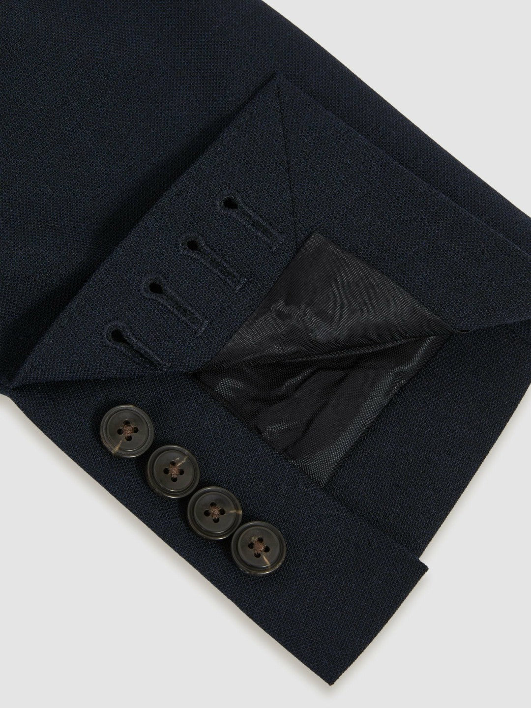 Double Breasted Suit Blazer Slim Fit in Navy Men | Reiss