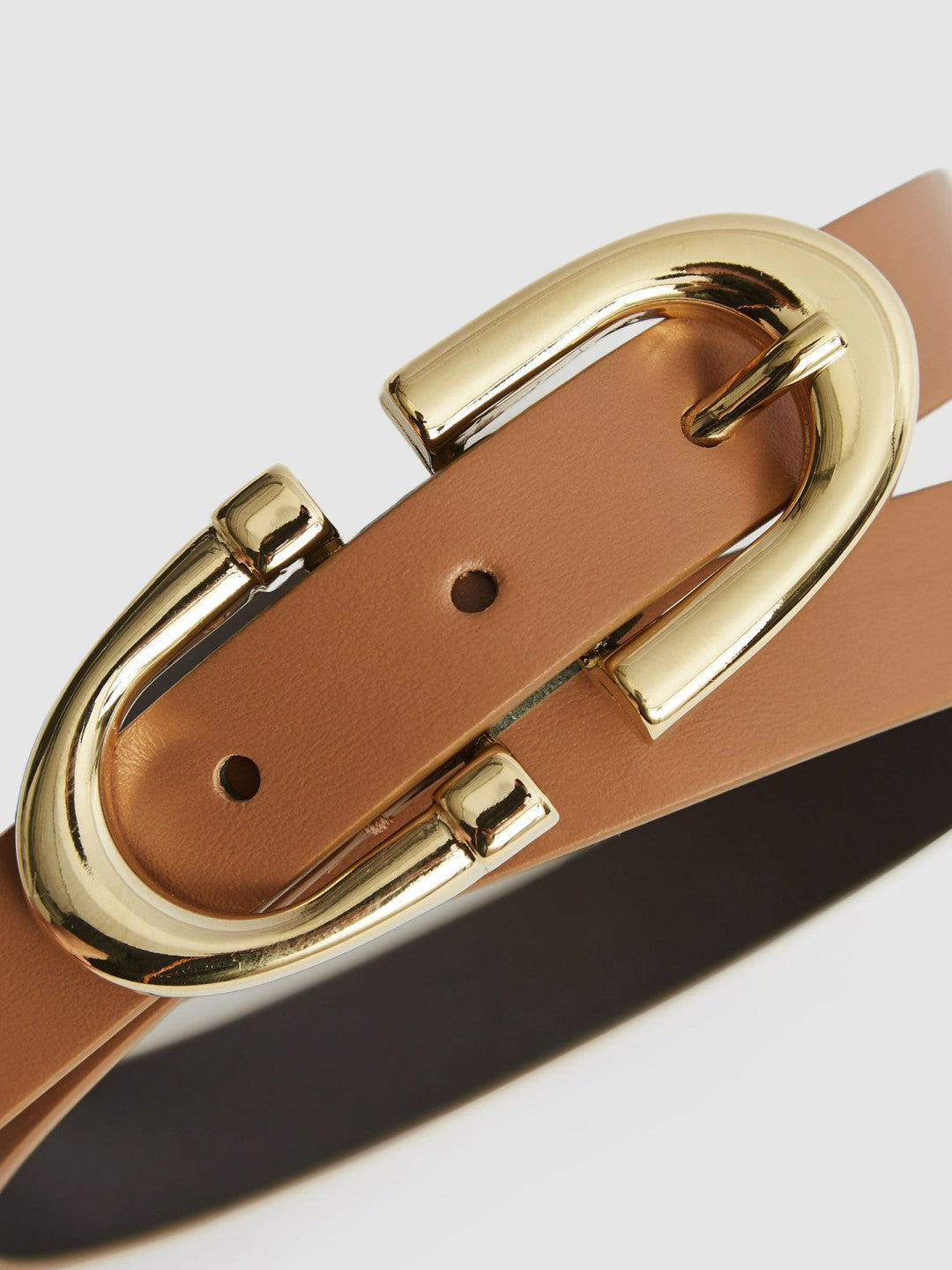 Horseshoe Belt in Tan Women | Reiss