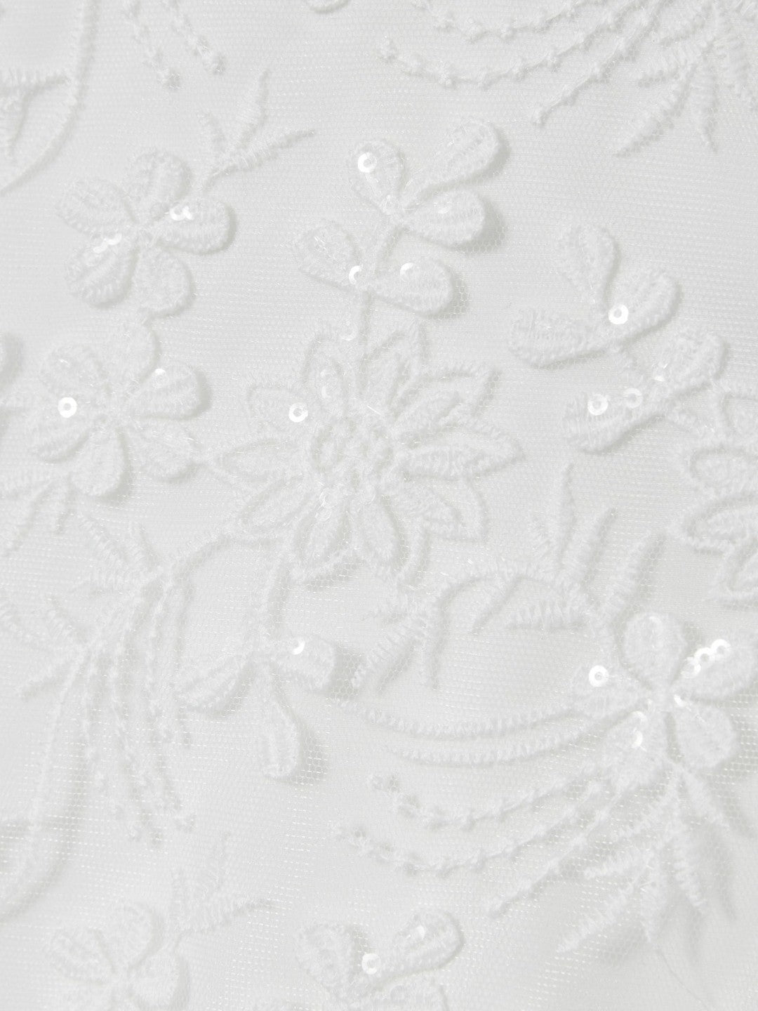13-14 yrs Tulle Floral-Embroidered Bridesmaid Dress in Ivory Children & Baby | Reiss