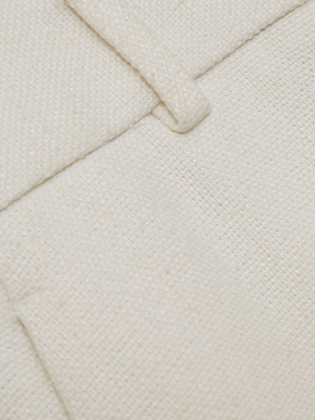 Petite Linen-Blend Wide-Leg Trousers in White Women | Reiss