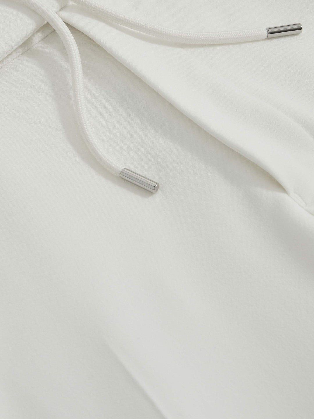 Slim-Fit Internal-Drawstring Trousers in White Men | Reiss