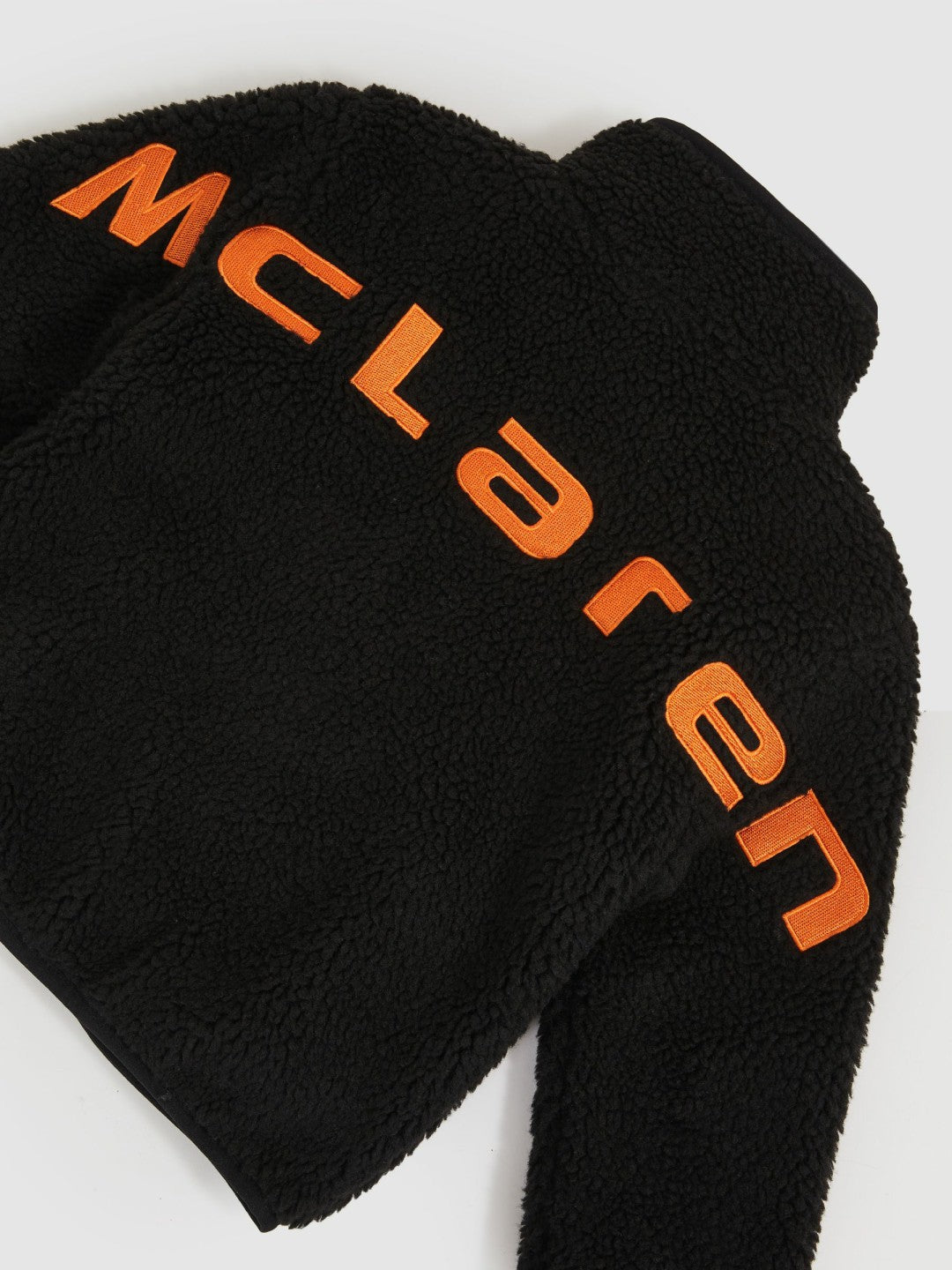 13-14 yrs Unisex Fit McLaren F1 Team Embroidered Fleece Jacket in Black Children & Baby | Reiss