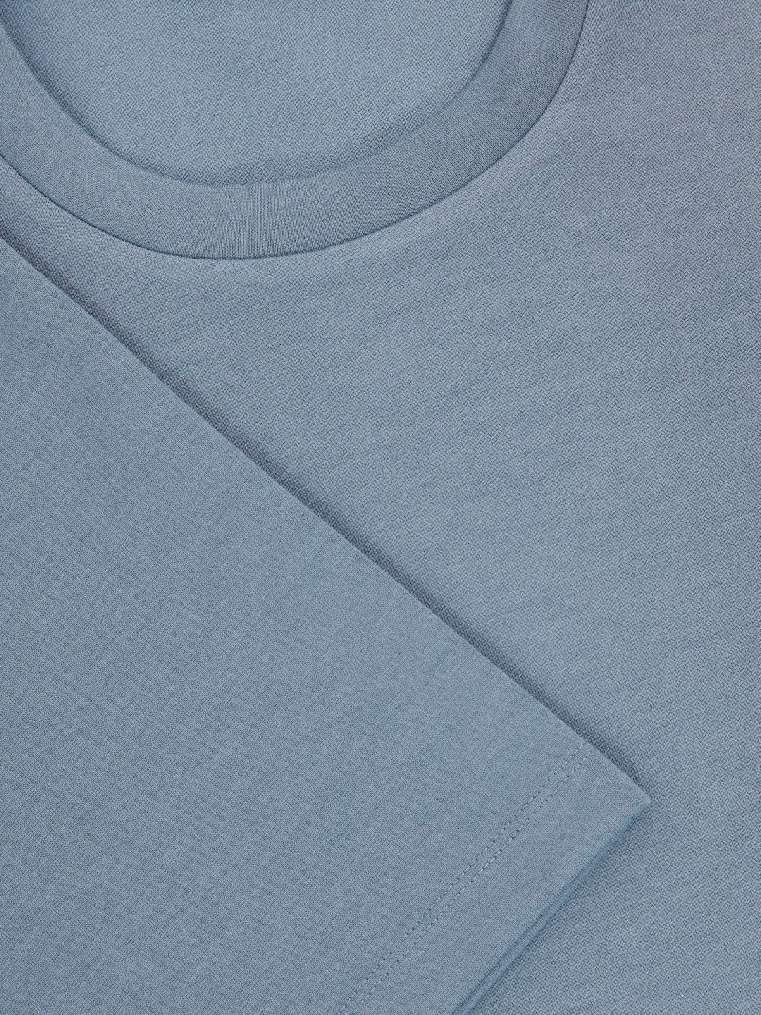 Interlock Jersey Crew Neck T-Shirt in Airforce Blue Men | Reiss