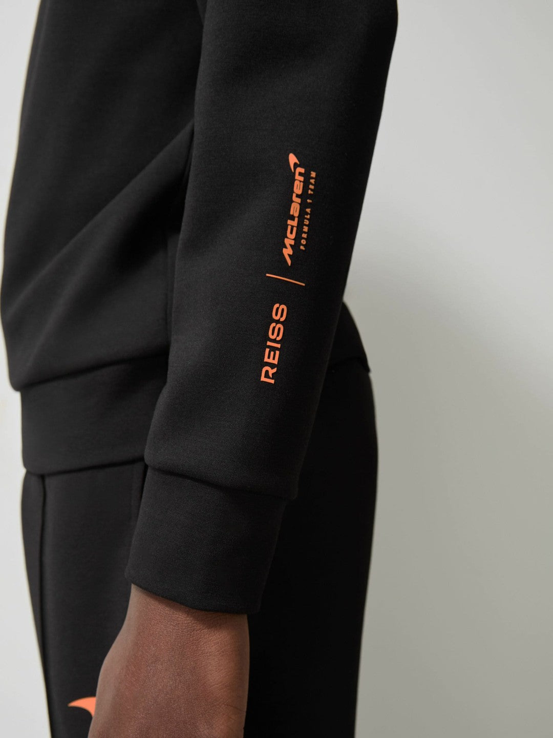 McLaren F1 Team Interlock Hoodie in Black Men | Reiss