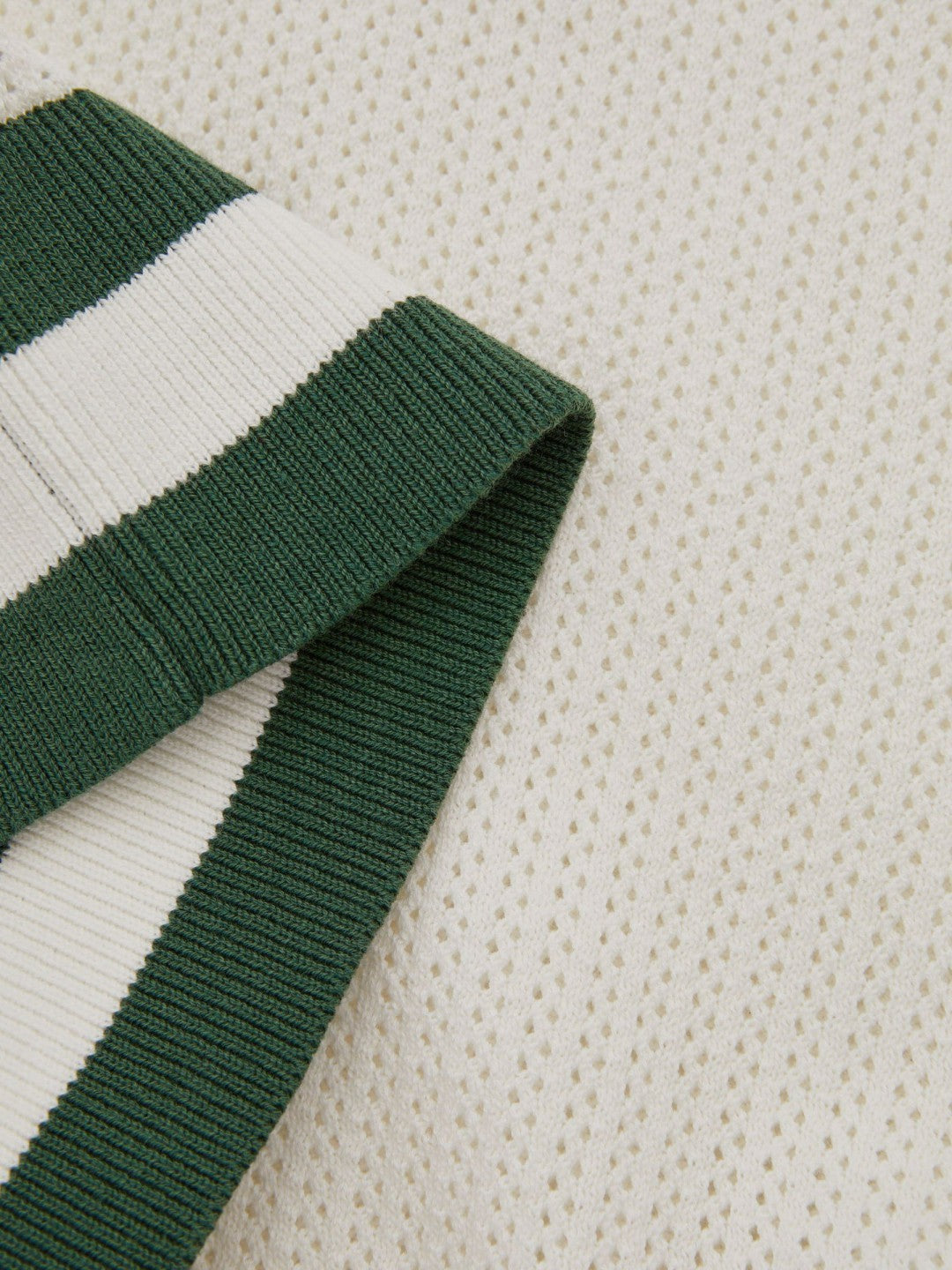 | Ché Knitted Half-Button Polo Shirt in White Men | Reiss