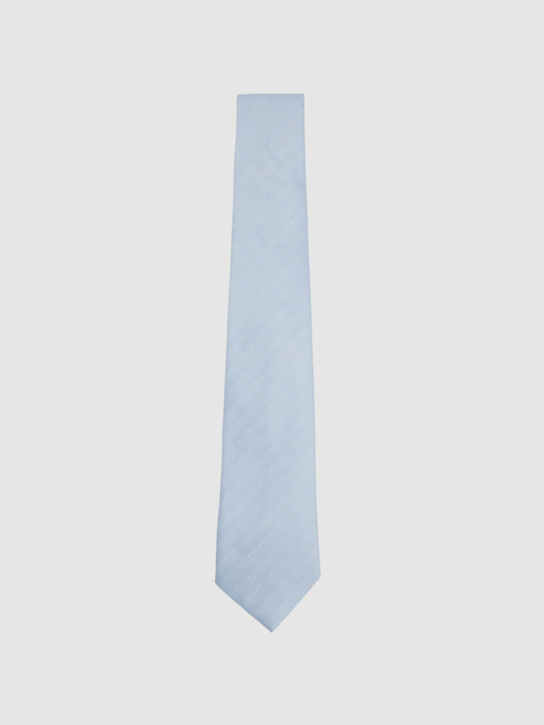 Polka Dot Silk Tie in Light Blue Men | Reiss