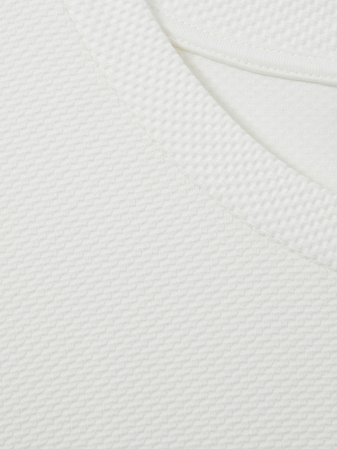 Textured Crew-Neck T-Shirt in Off White Men | Reiss