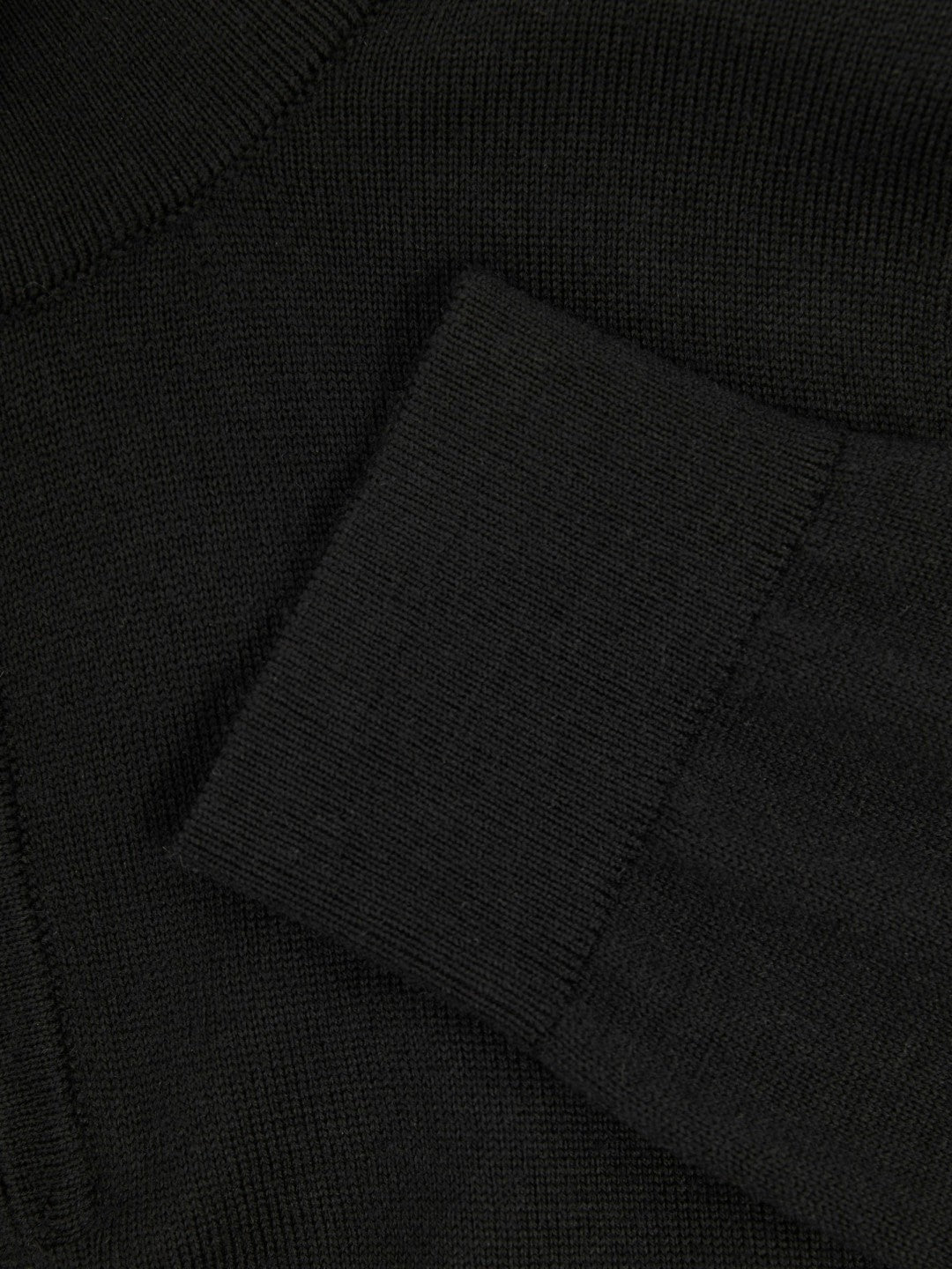 9-13 yrs Merino Wool Half-Zip Funnel Neck Jumper in Black Children & Baby | Reiss