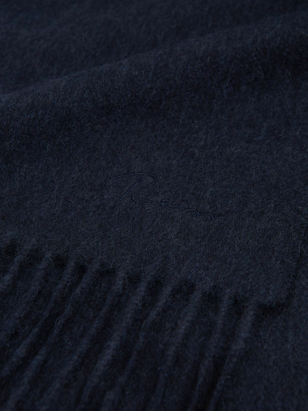 Wool and Cashmere Scarf in Navy Men | Reiss
