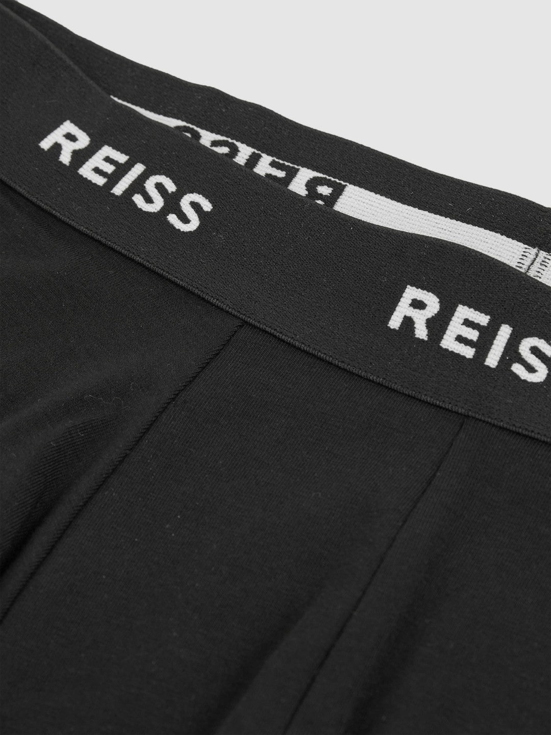 Three Pack Cotton Boxers in Black Men | Reiss