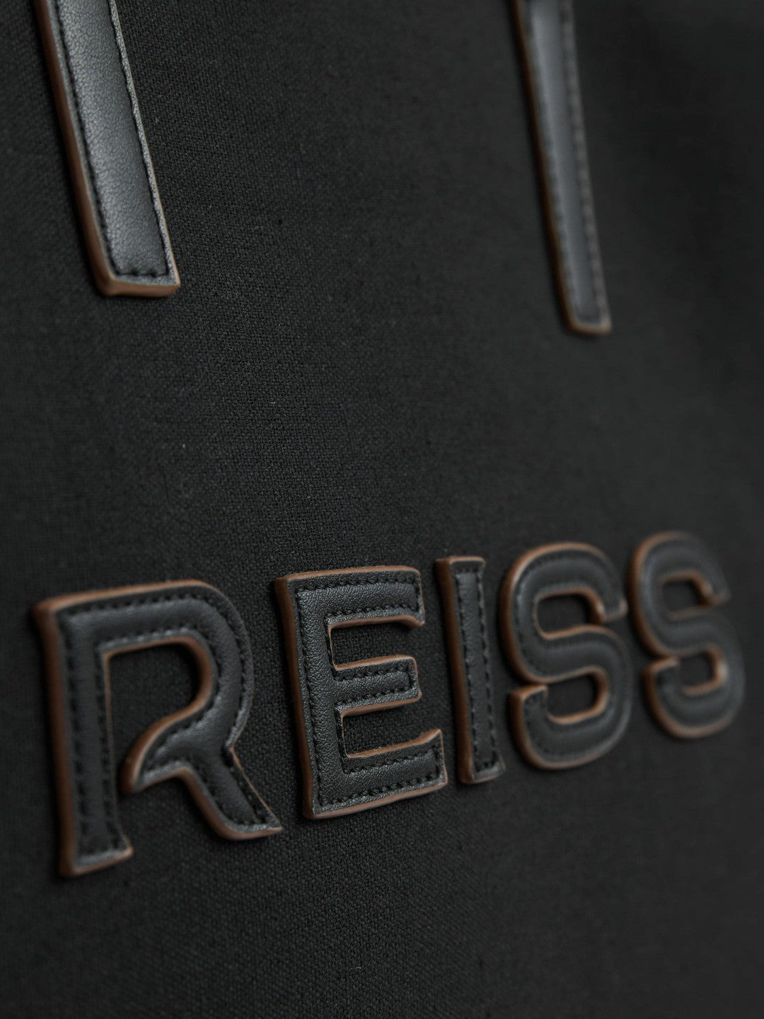 Canvas Logo Tote Bag in Black Women | Reiss