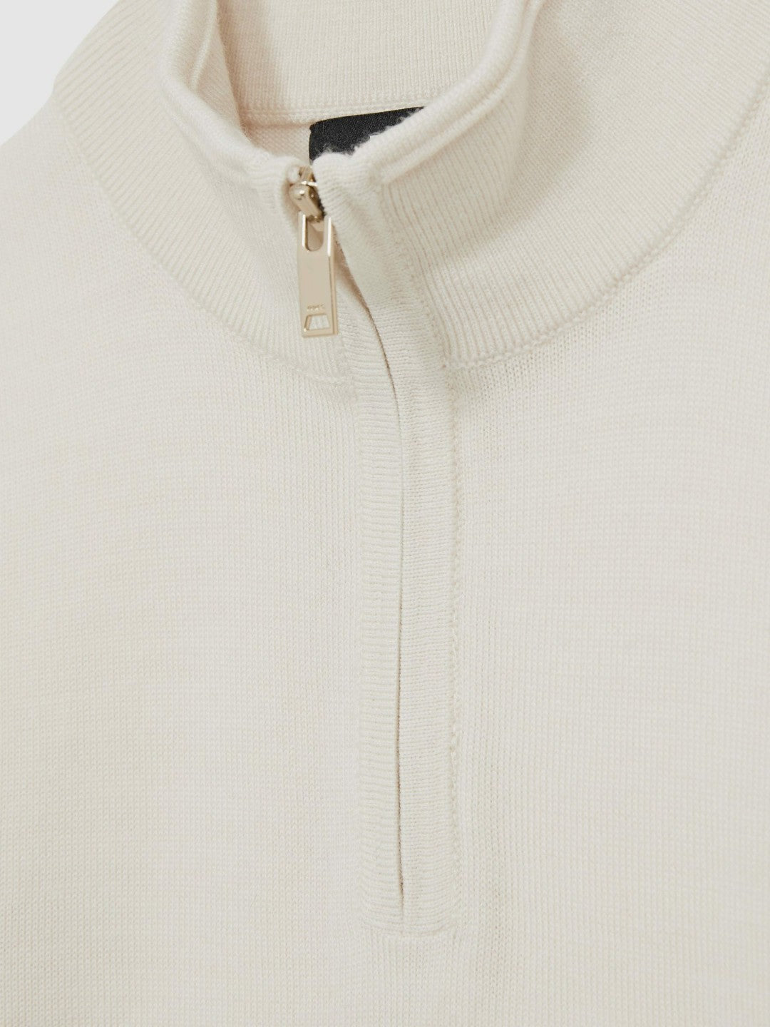 9-13 yrs Merino Wool Half-Zip Funnel Neck Jumper in Snow Children & Baby | Reiss