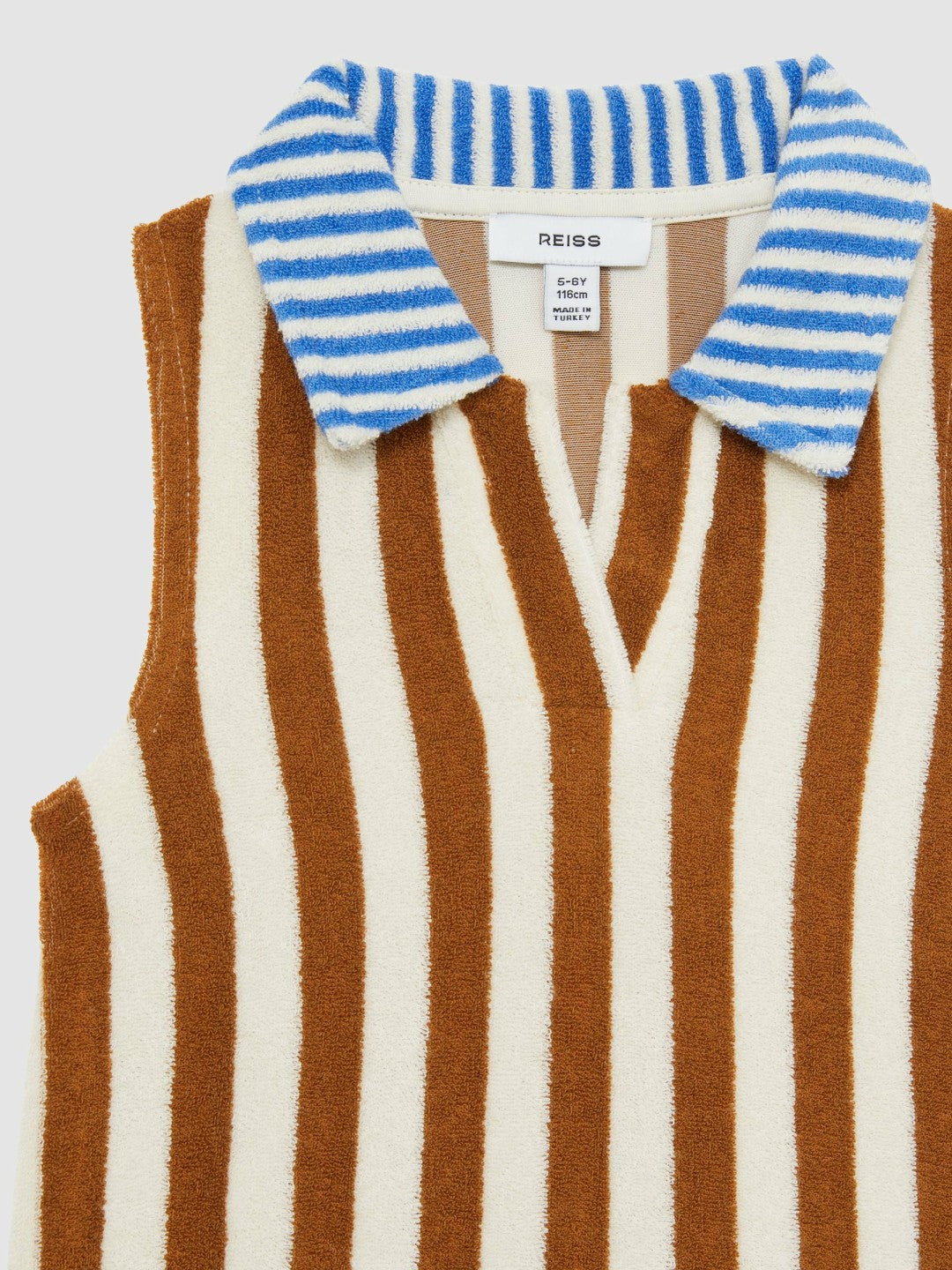 4-9 yrs Towelling Stripe Dress in Multi Children & Baby | Reiss