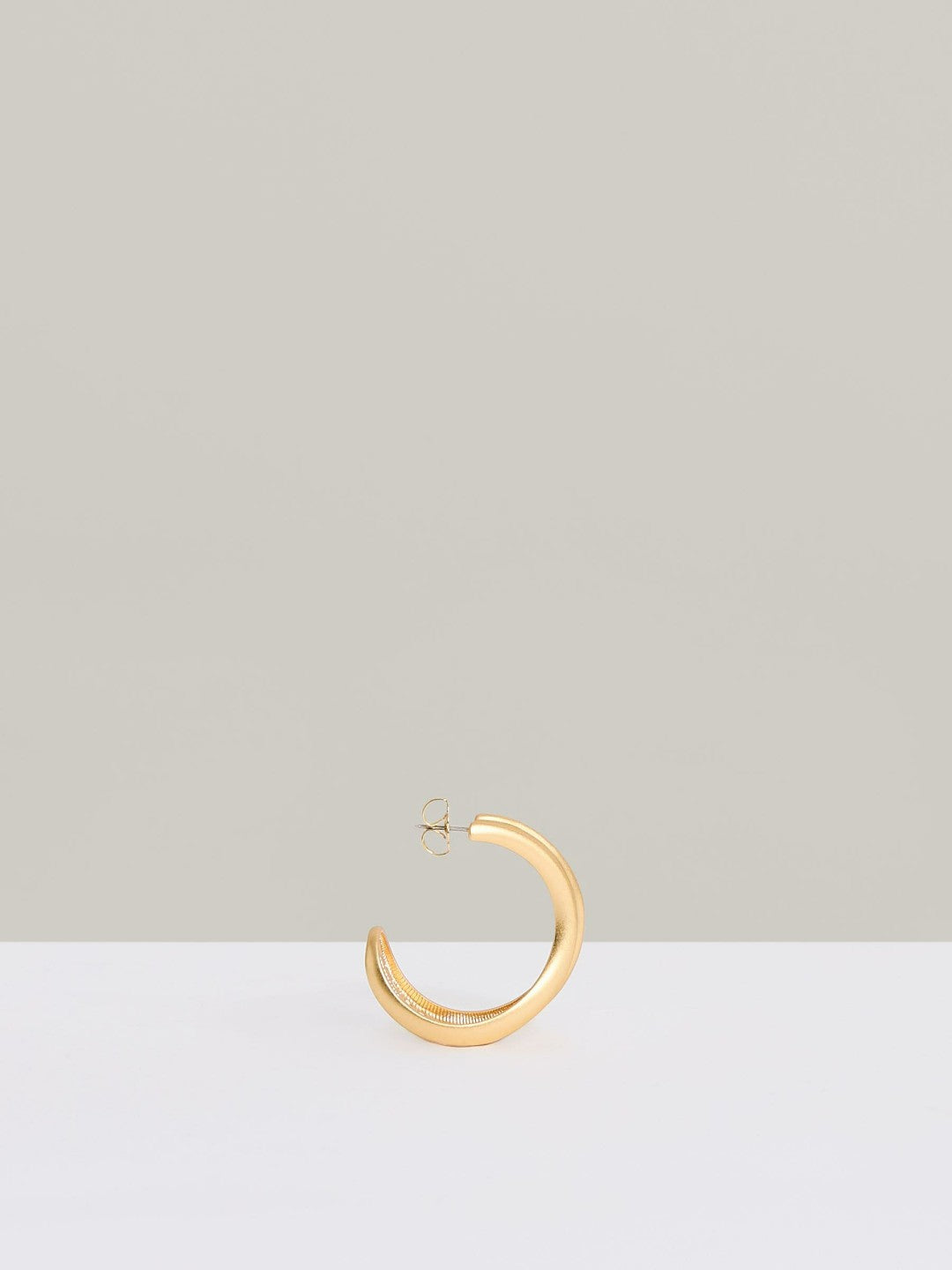 Fluid Hoop Earrings in Gold Tone Women | Reiss