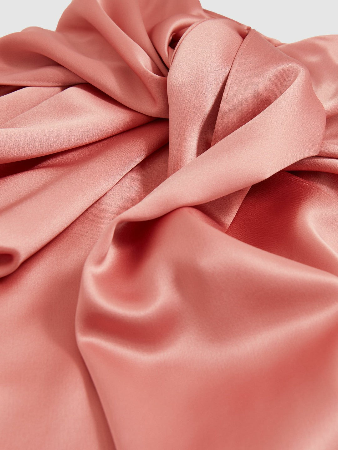 Satin Cape Maxi Dress in Pink Women | Reiss