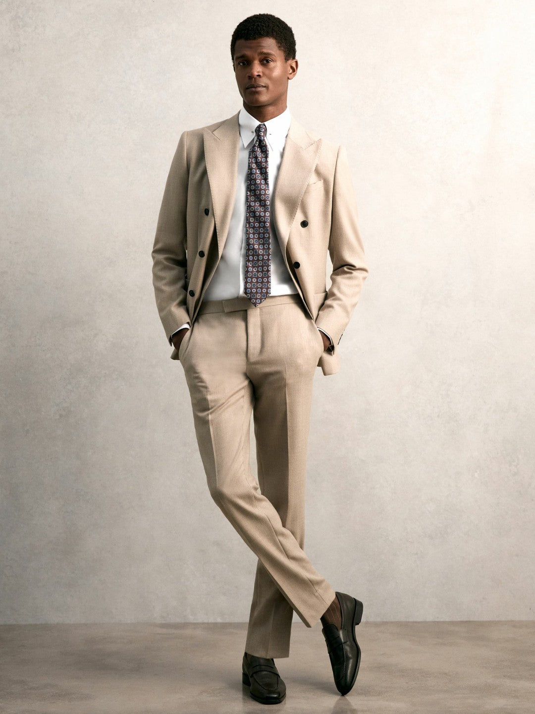 Slim Fit Cotton Pin Collar Shirt in White Men | Reiss