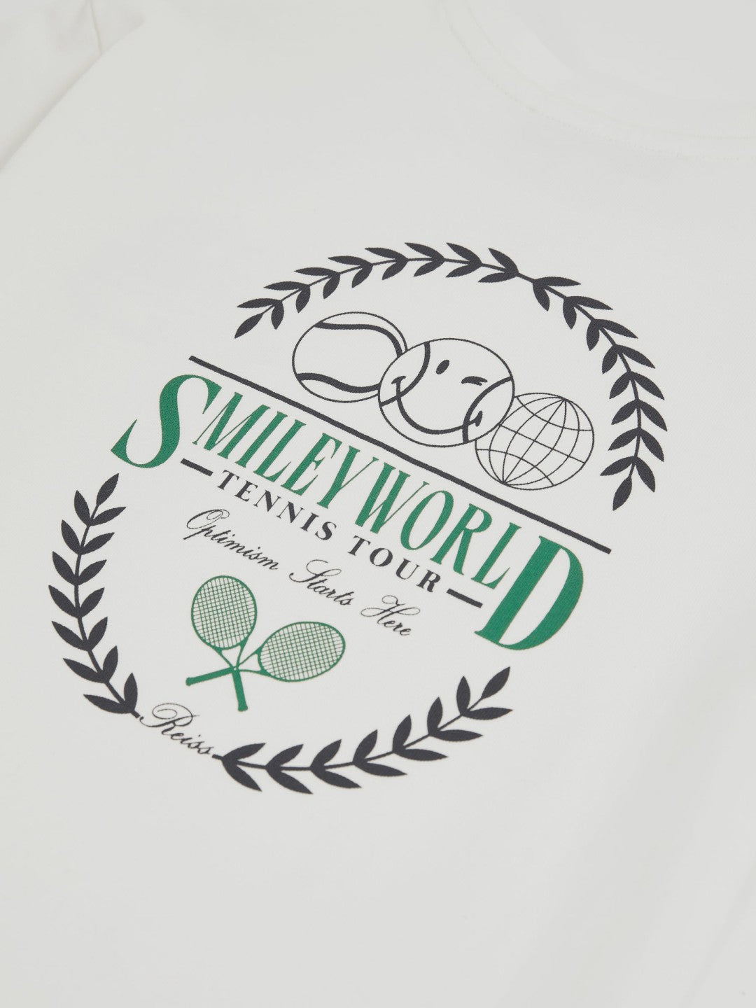 3-9 yrs SmileyWorld Oversize T-Shirt in White Children & Baby | Reiss