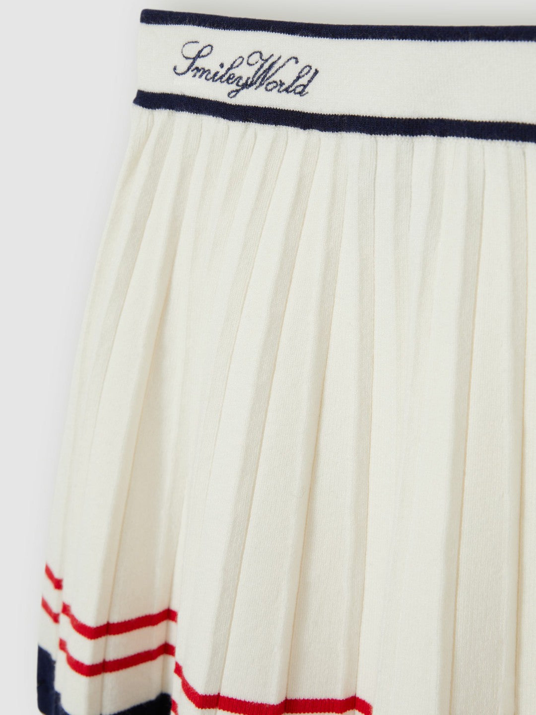 9-13 yrs SmileyWorld Tennis Skirt in Off White Children & Baby | Reiss