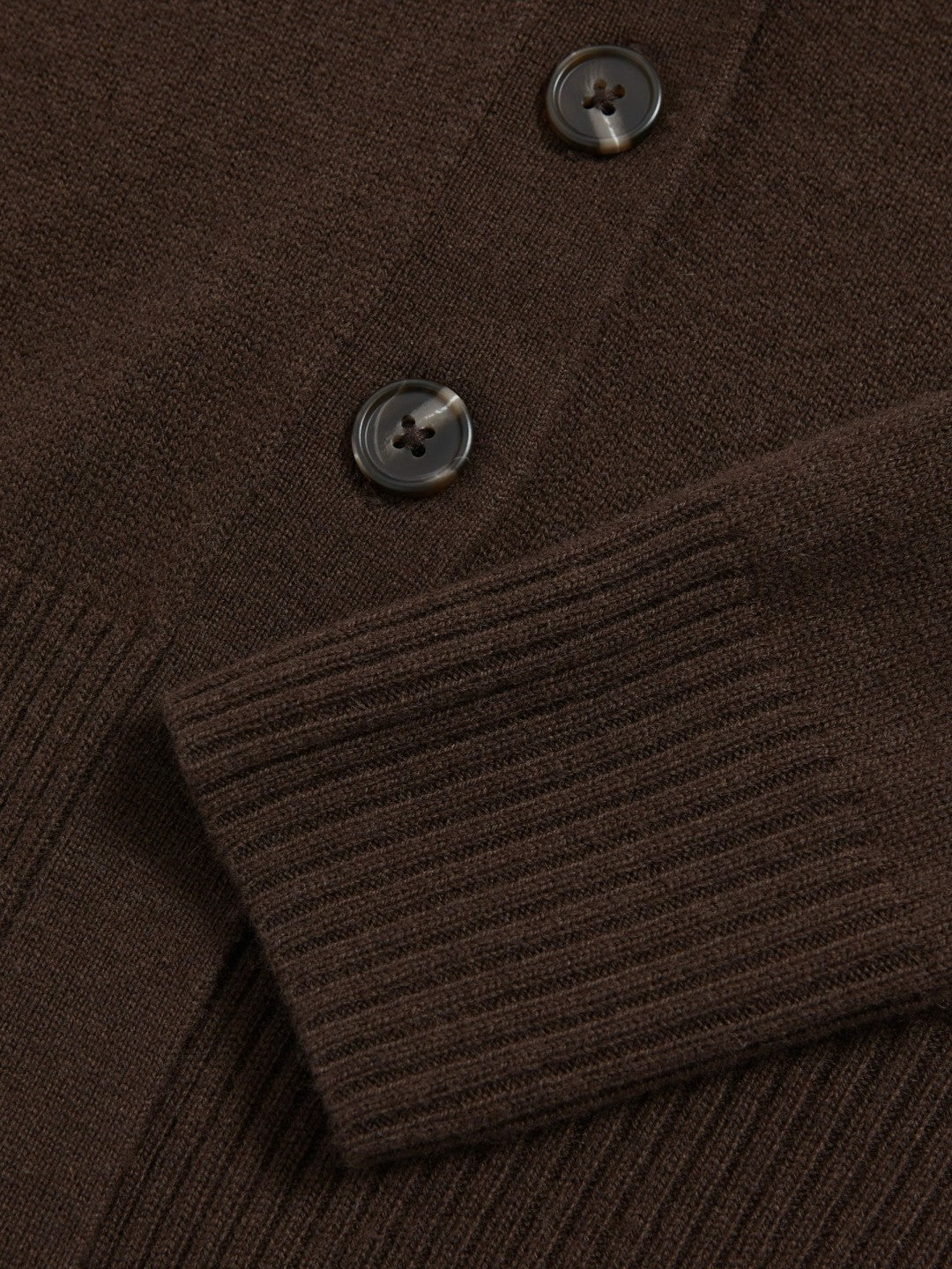 4-9 yrs Wool-Blend Fitted Cardigan With Cashmere in Brown Children & Baby | Reiss