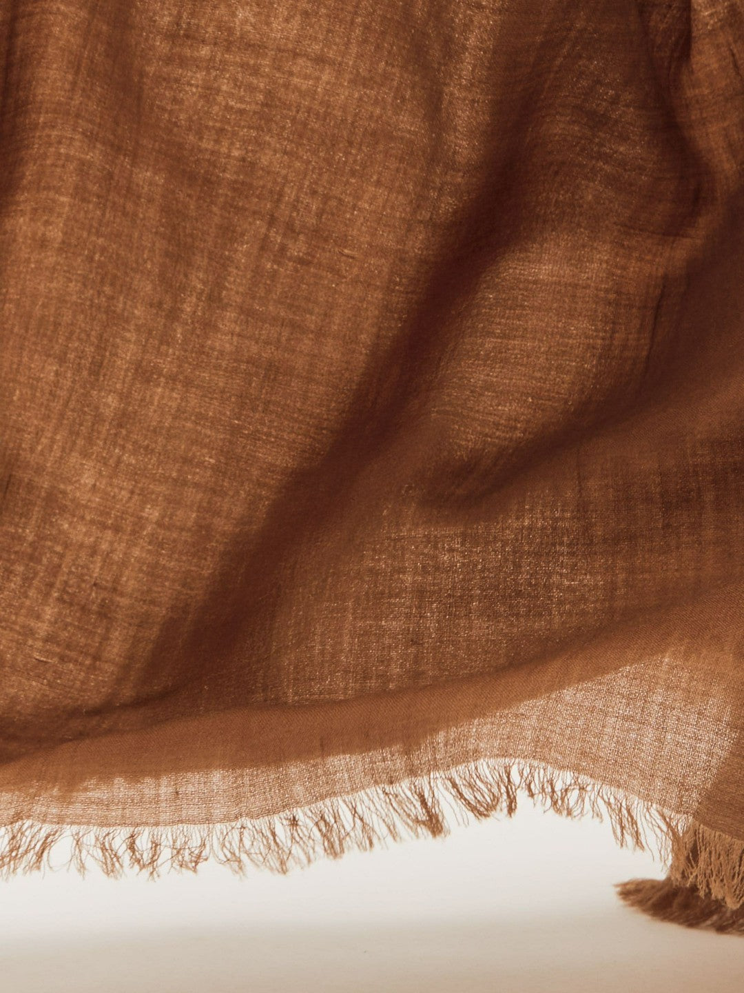 Wool-Cashmere Lightweight Scarf in Camel Women | Reiss