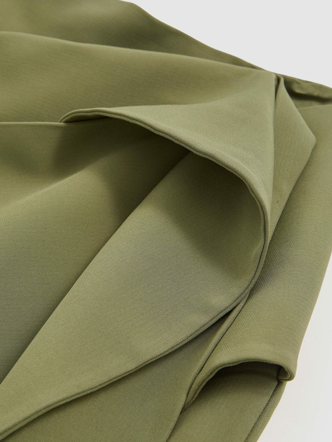 Sculptural Mini Skirt in Green Women | Reiss