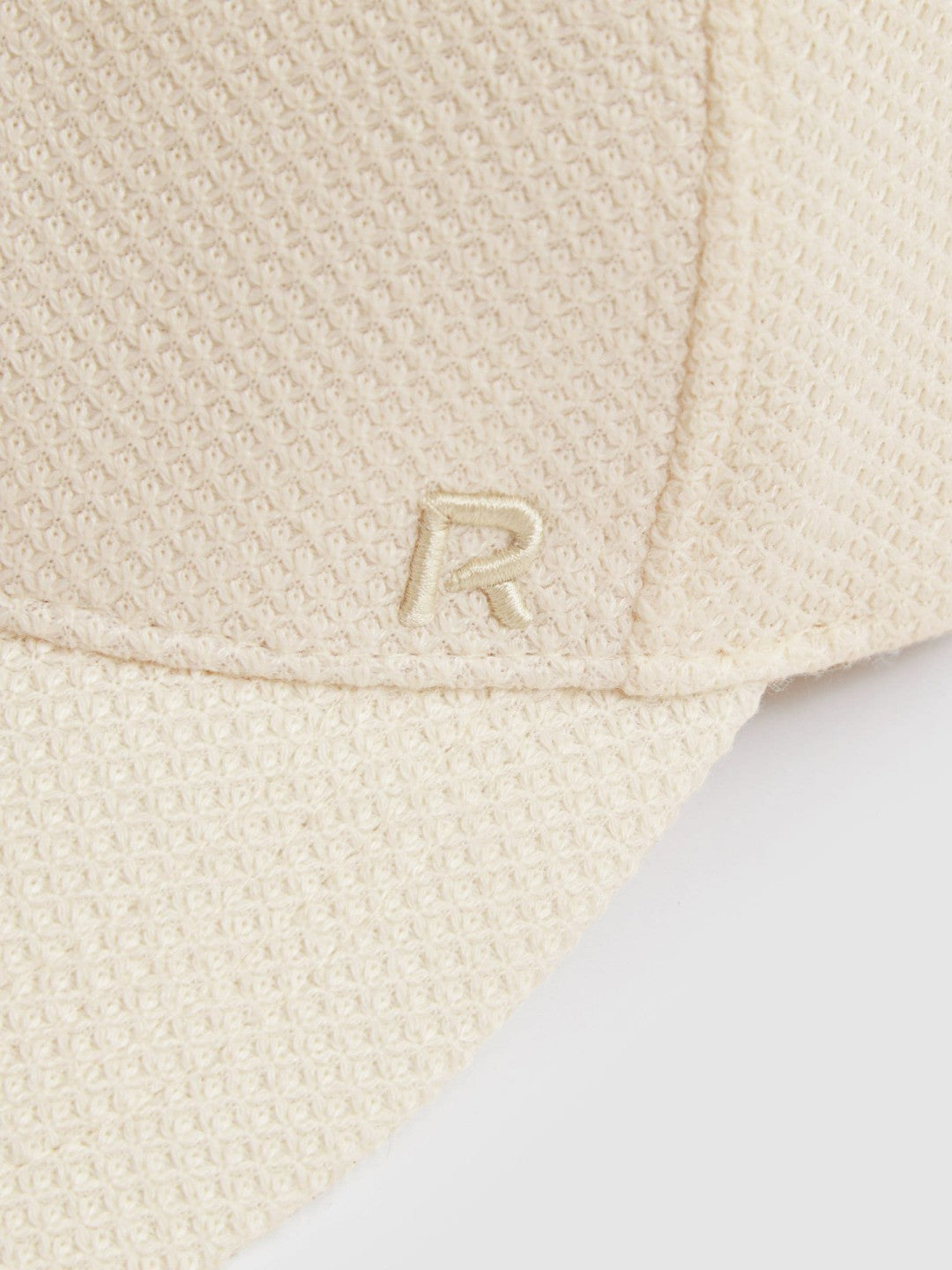 Waffle-Knit Baseball Cap in Neutral Women | Reiss