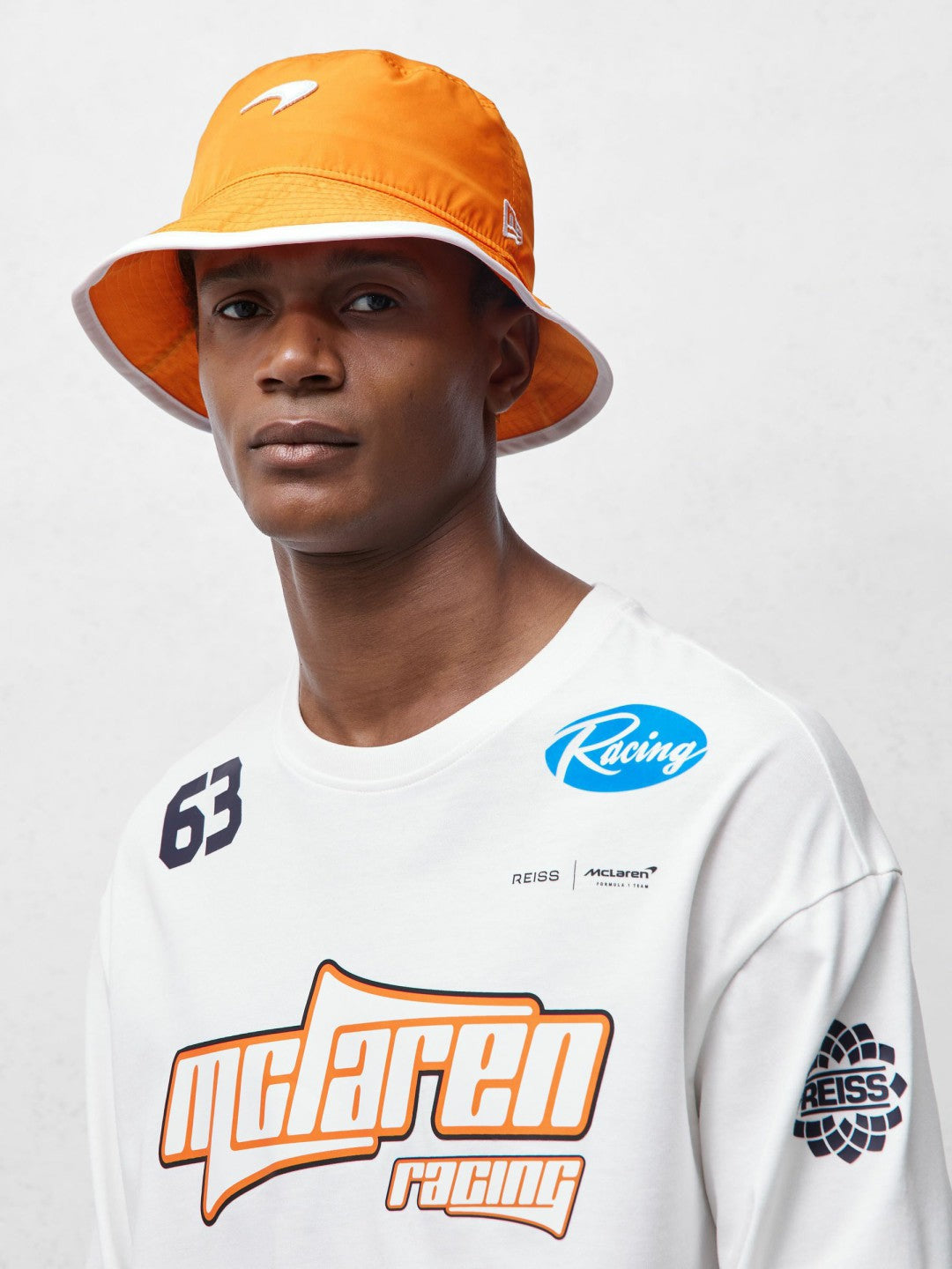 Hat in Papaya Orange Men | Reiss