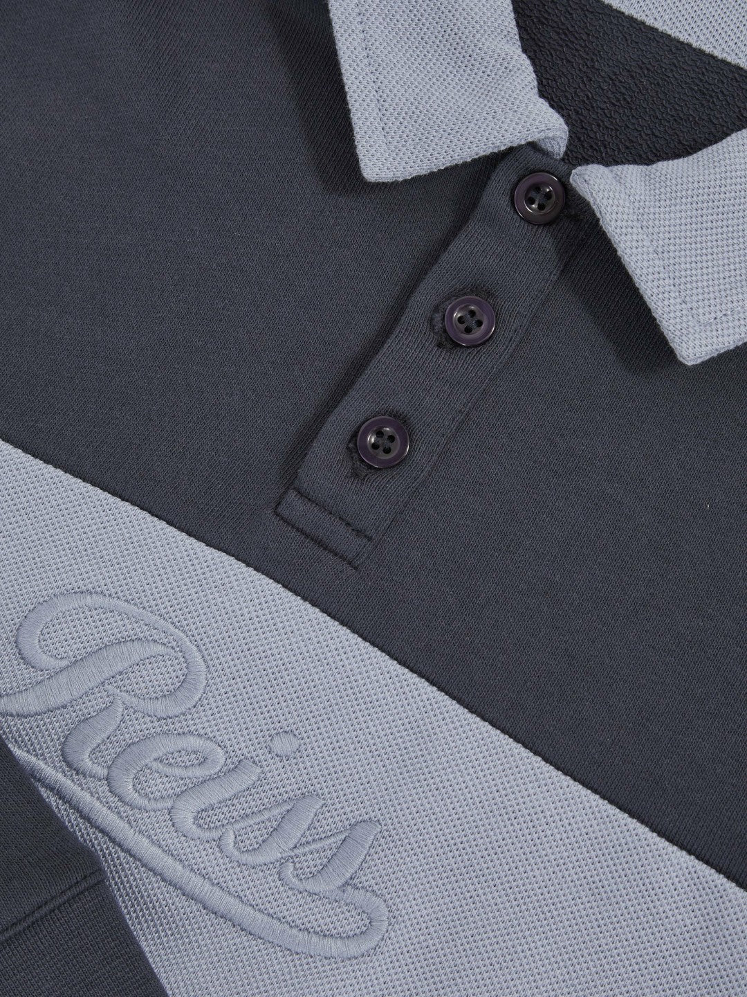 13-14 yrs Cotton Logo-Embroidery Rugby Polo Shirt in Airforce Blue/Navy Blue Children & Baby | Reiss