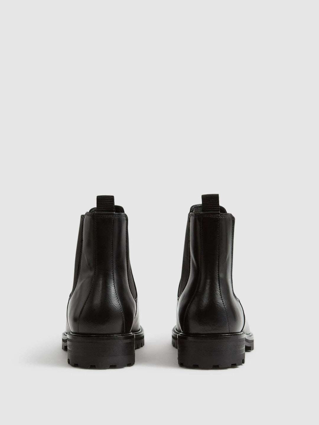 Leather Chelsea Boots in Black Men | Reiss