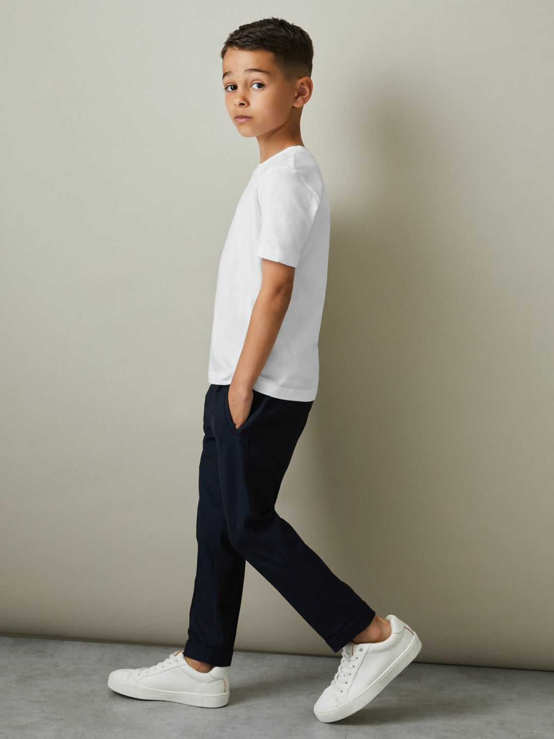 3-9 yrs Three Pack Of Crew Neck T-Shirts in White Children & Baby | Reiss