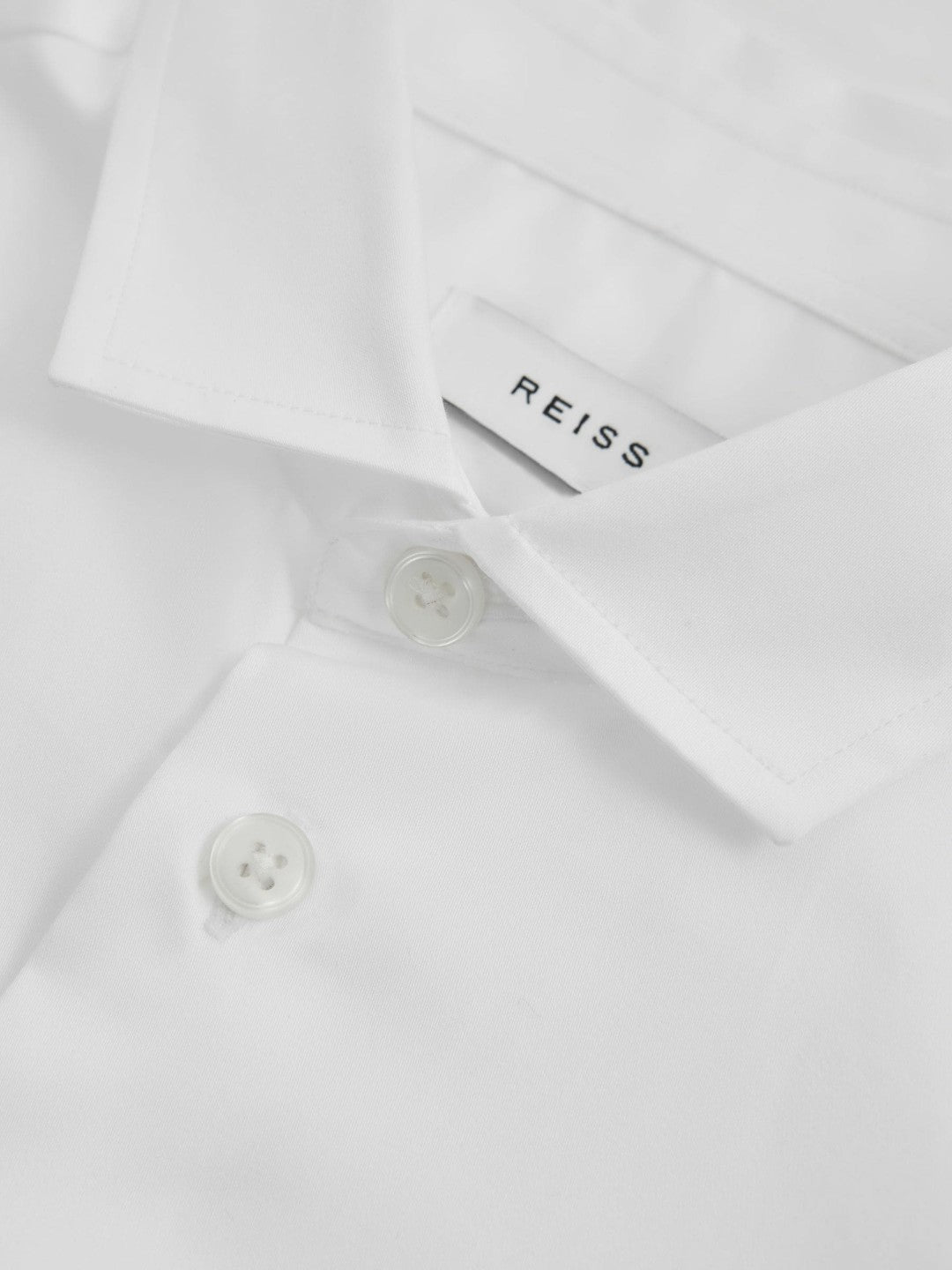 3-9 yrs Slim Fit Cotton Shirt in White Children & Baby | Reiss