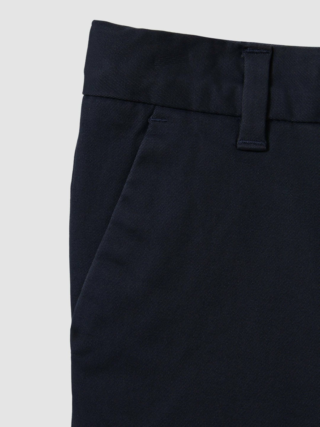 9-13 yrs Cotton Chino Shorts with Stretch in Navy Children & Baby | Reiss