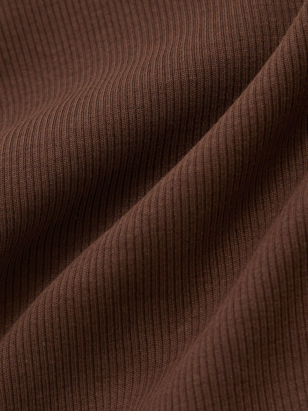13-14 yrs Stretch-Cotton Ribbed Vest in Chocolate Children & Baby | Reiss