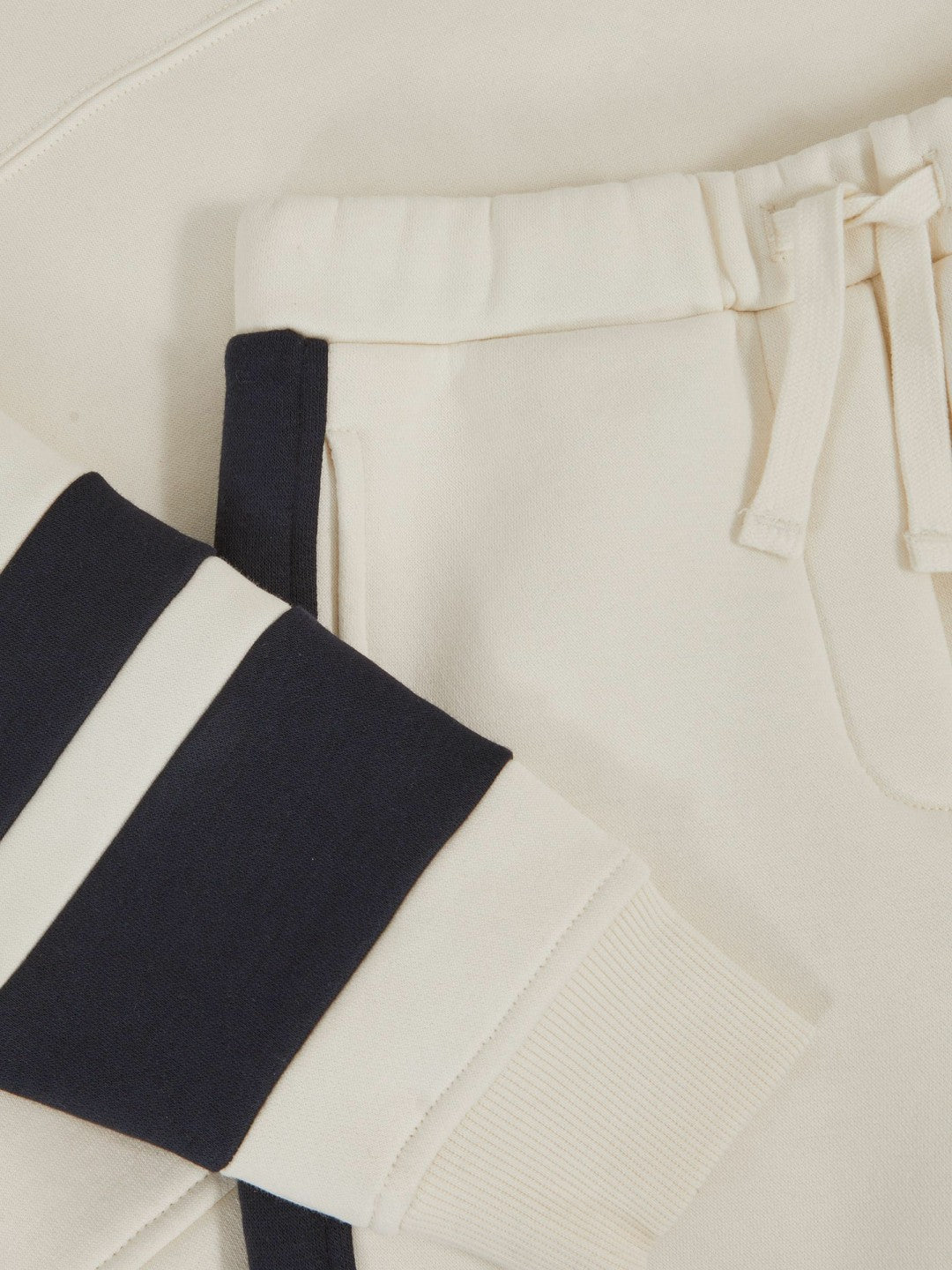 Cotton-Blend Joggers and Hoodie Set in Ecru Children & Baby | Reiss