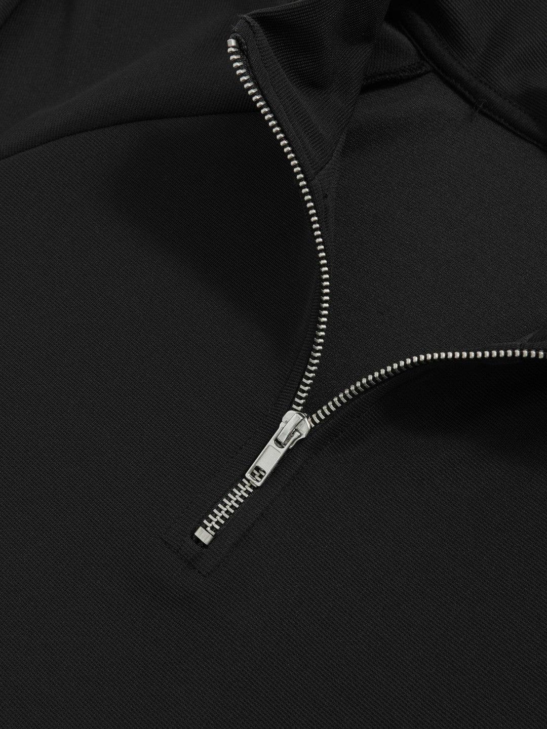 Half-Zip Funnel-Neck Sweatshirt in Black Men | Reiss