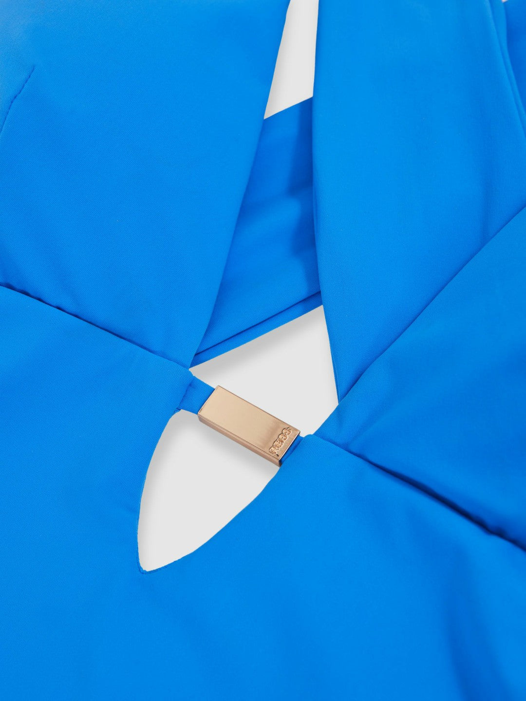 Plunge Halterneck Swimsuit in Cornflower Blue Women | Reiss