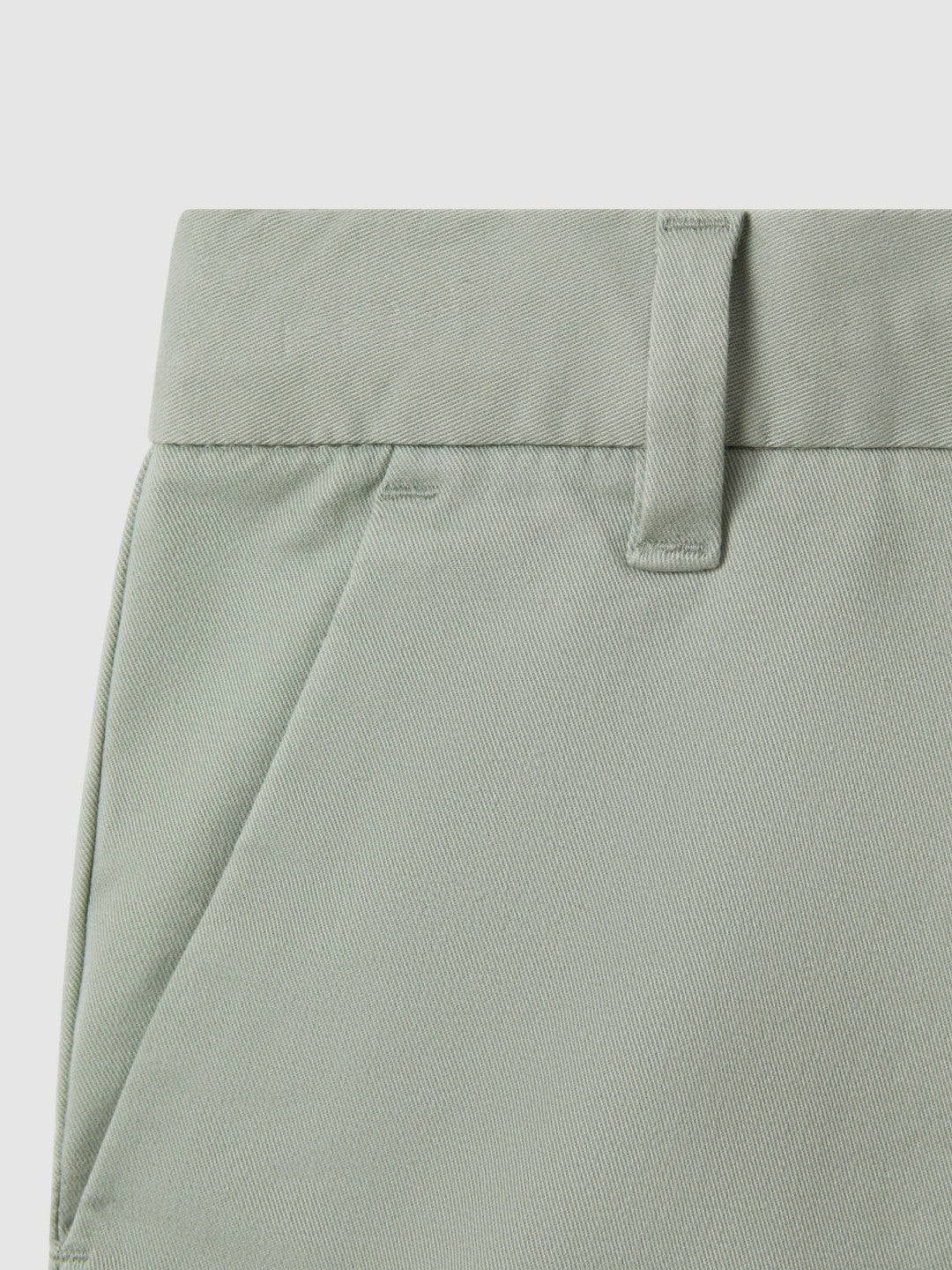 3-9 yrs Cotton Chino Shorts with Stretch in Pistachio Children & Baby | Reiss