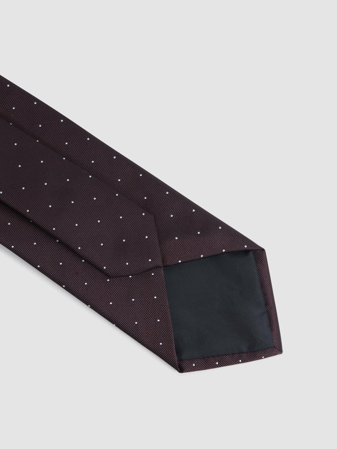 Polka Dot Silk Tie in Burgundy Men | Reiss