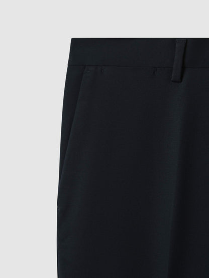 Slim Fit Cotton Blend Chinos in Navy Men | Reiss