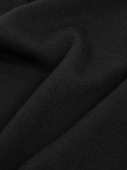 Slim Fit Merino Wool Roll Neck Jumper in Black Men | Reiss