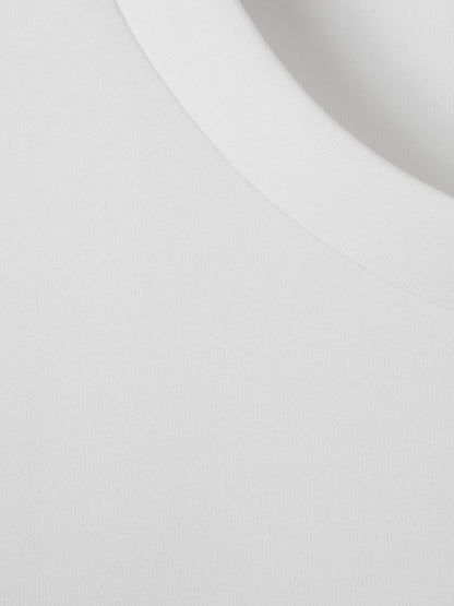Interlock Jersey Crew Neck T-Shirt in White Men | Reiss
