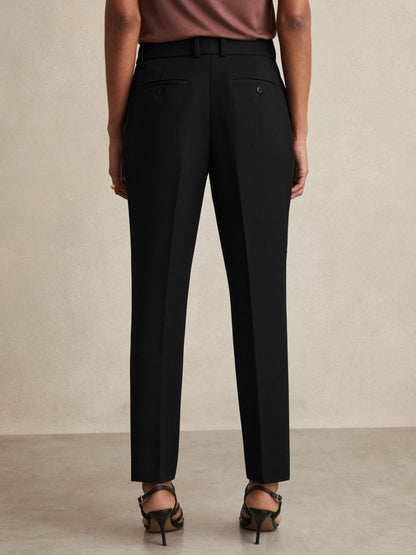 Slim Fit Suit Trousers in Black Women | Reiss