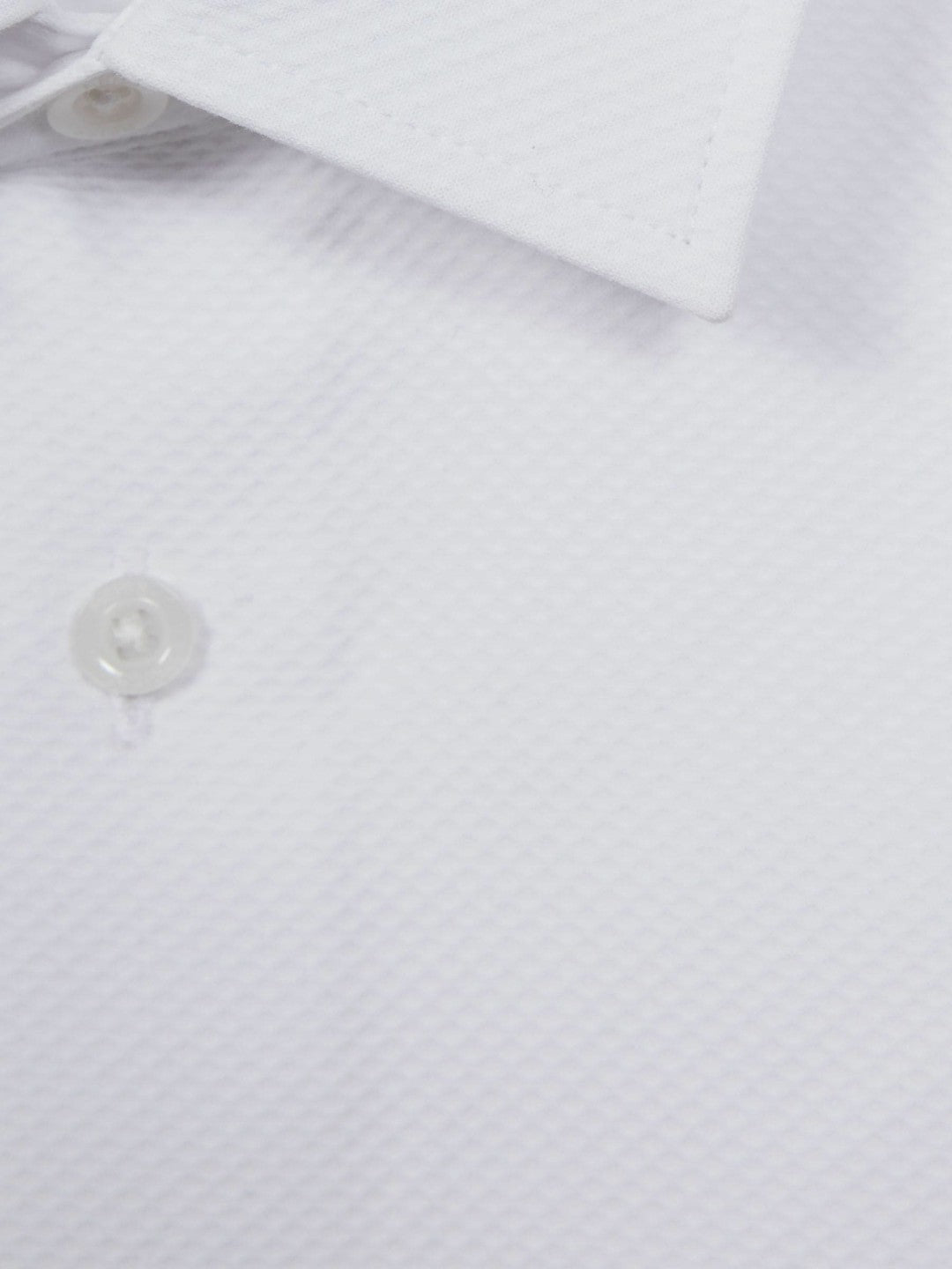 9-14 yrs Slim Fit Textured Bib Dinner Shirt in White Children & Baby | Reiss