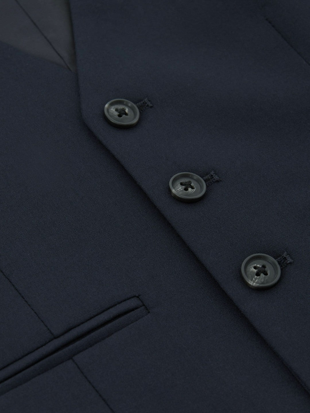 9-14 yrs Modern Fit Waistcoat in Navy Children & Baby | Reiss