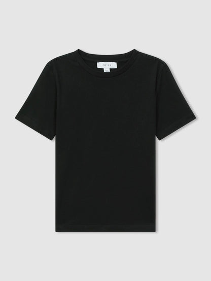 9-13 yrs Crew Neck T-Shirt in Black Children & Baby | Reiss