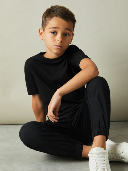 9-13 yrs Crew Neck T-Shirt in Black Children & Baby | Reiss