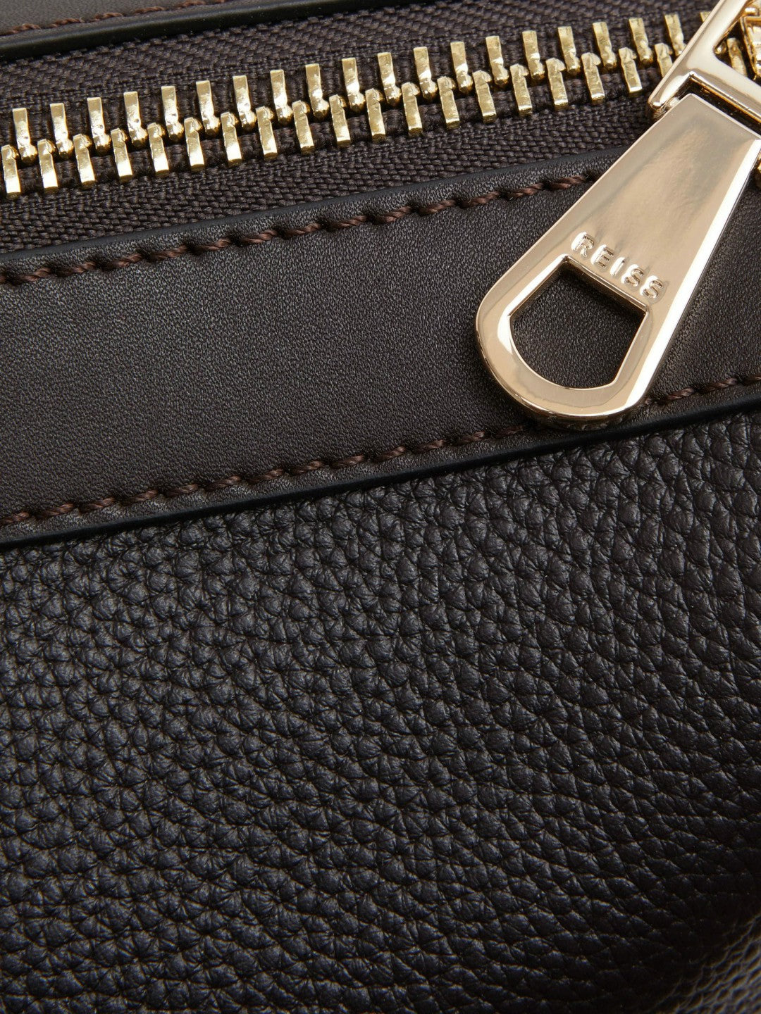 Leather Holdall in Chocolate Men | Reiss