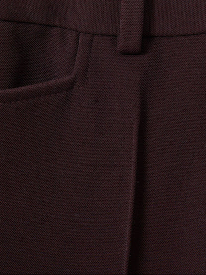Flared Suit Trousers in Berry Women | Reiss