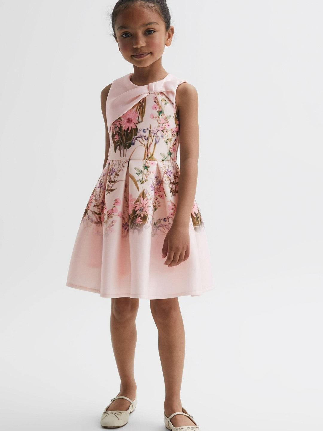 Senior Scuba Floral Printed Dress in Multi Children & Baby | Reiss