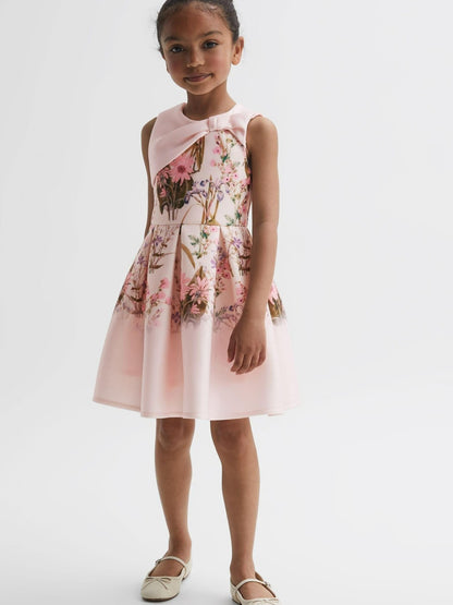 Senior Scuba Floral Printed Dress in Multi Children & Baby | Reiss